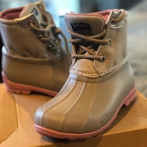 Kids Sperry duck boots